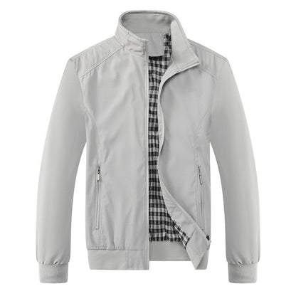 Leichte Übergangsjacke Stehkragen Outdoor Jacke Alltag