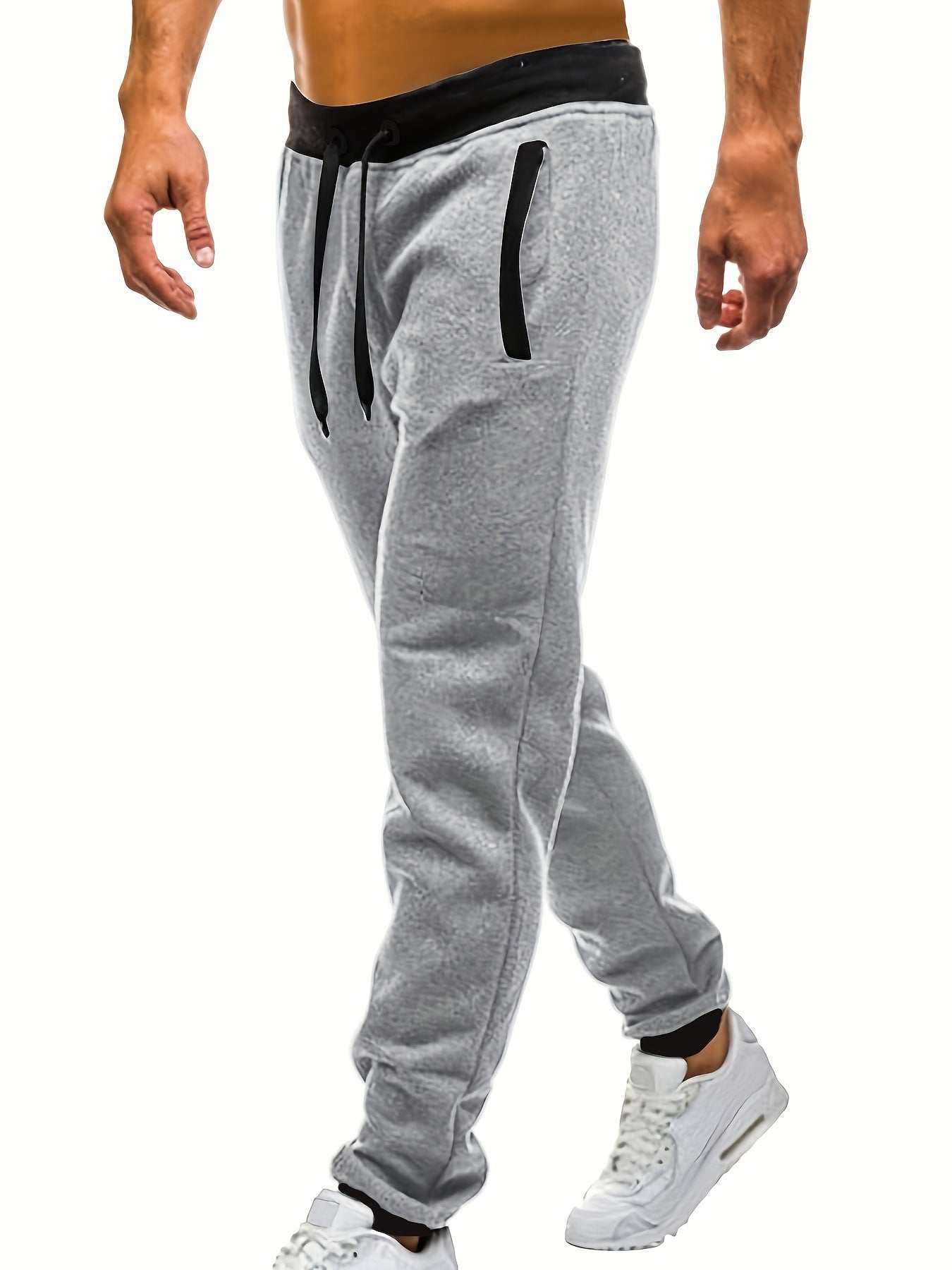 Herren Sportpants Elastisch Mit Taschen Bequem