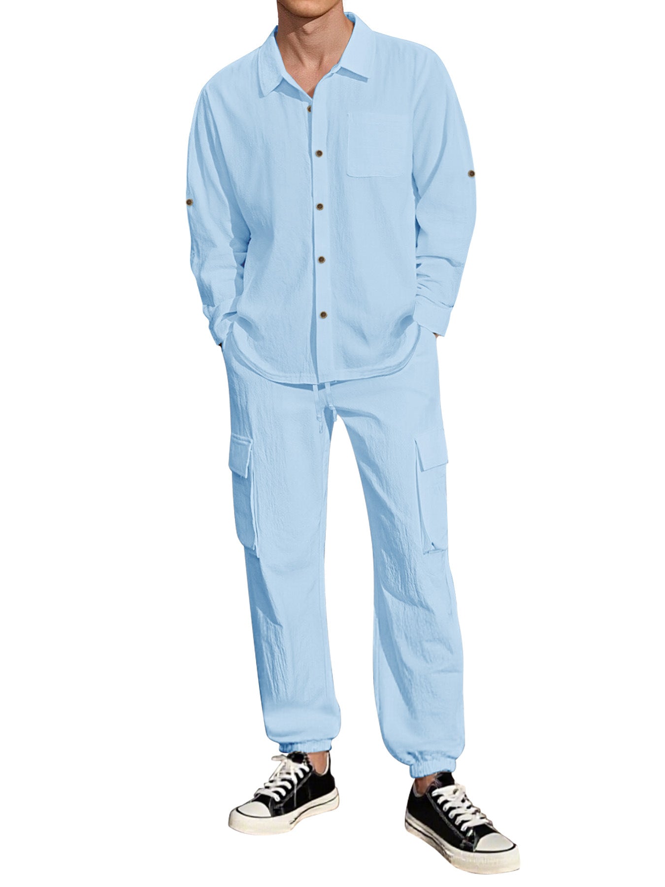 Herren Outfit-Set Modern Lässig Berlin Style
