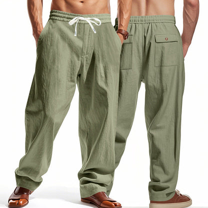 Herren Strandhose Leicht Elastisch Mit Taschen Sommer