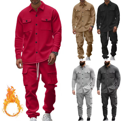 Herren Cargo-Hose Pflegeleicht Modern Mit Knöpfen - BerlinGlamour