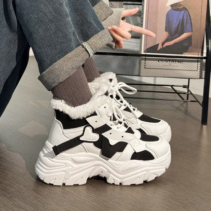 Damen Fitness-Sneaker Gefüttert Rutschfest Modern