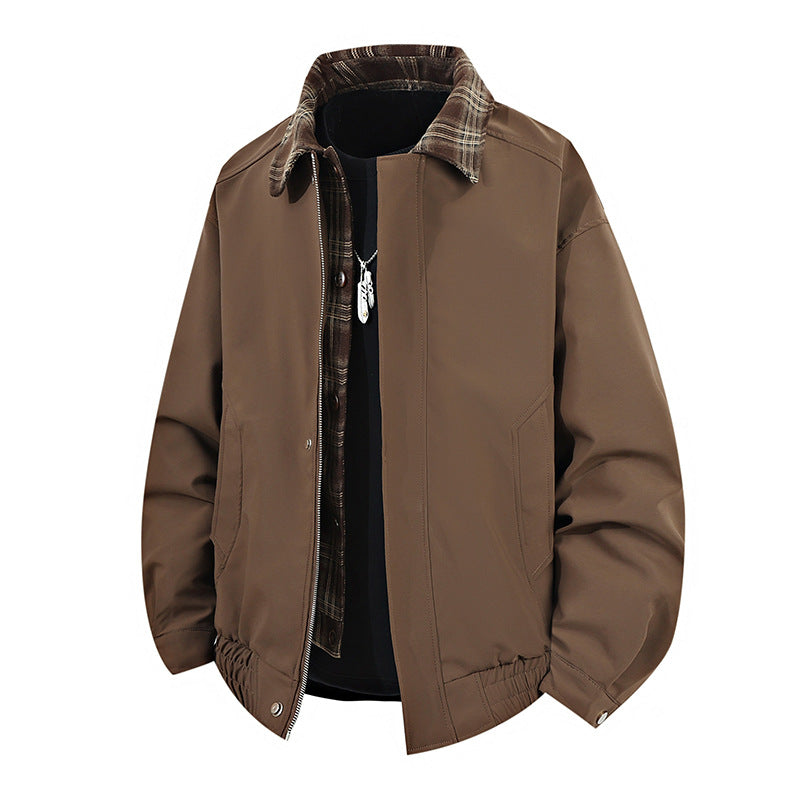 Herren Übergangsjacke Lässig Modern mit Hochkragen - BerlinGlamour