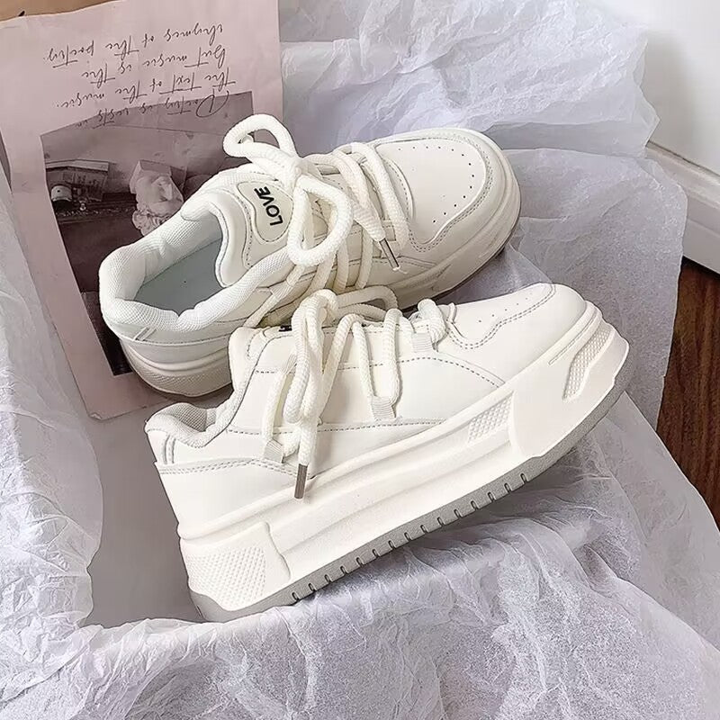 Damen Sneaker Chunky Bequem Dämpfende Sohle Modern - BerlinGlamour