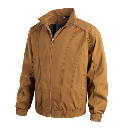 Herren Freizeitjacke Mit Hochschließendem Kragen Elastisch Berlin Style