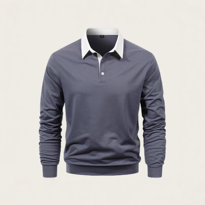 Herren Poloshirt Elegantes Baumwolle Kragen Modern - BerlinGlamour