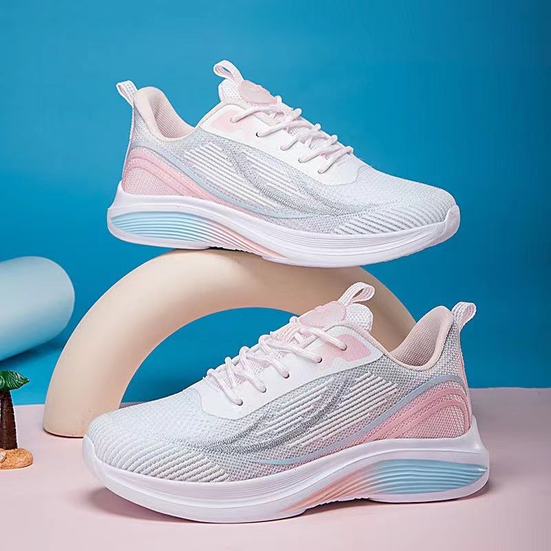 Damen Sneaker Leicht Laufschuhe Freizeit Sport Flexibel