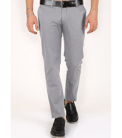 Herren Chino Hose Slim Fit Elastisch Bügelfrei