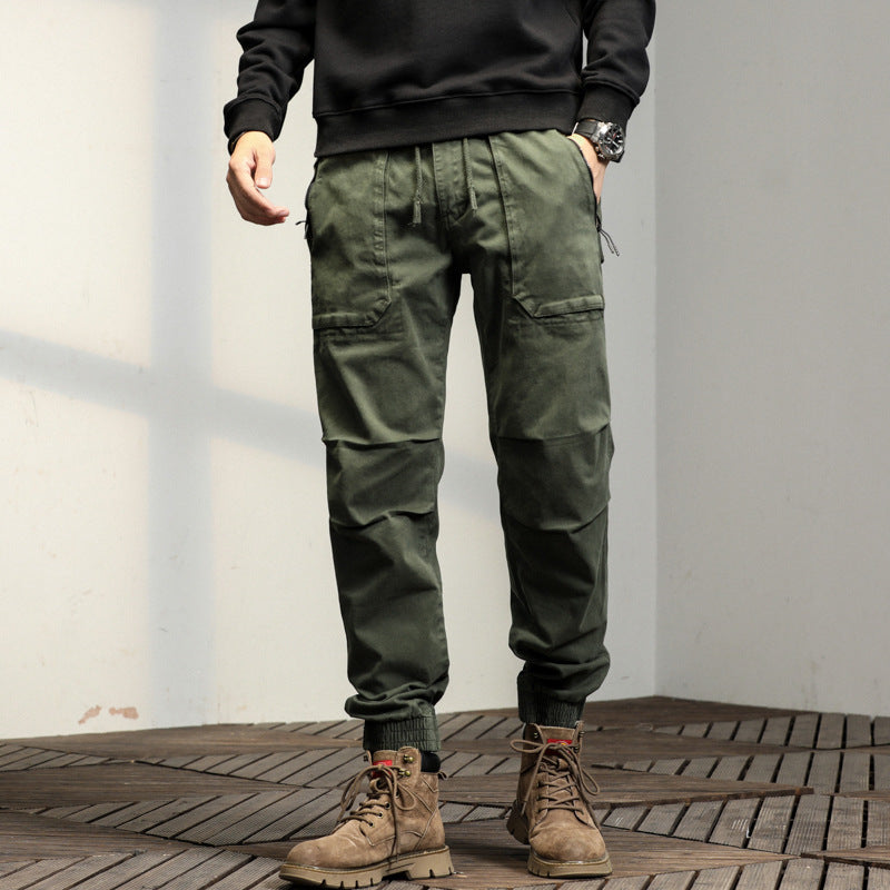 Herren Cargo-Hose Multifunktional mit verstellbarem Bund Outdoor