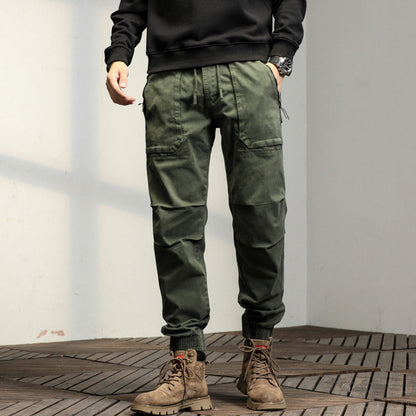 Herren Cargo-Hose Multifunktional mit verstellbarem Bund Outdoor