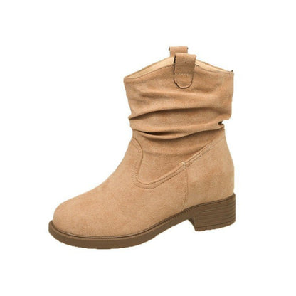 Damen Stiefeletten Weich und Bequem mit Rutschfester Sohle