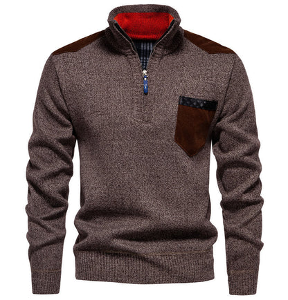 Herren Pullover Modern Halbhohem Kragen Trendig