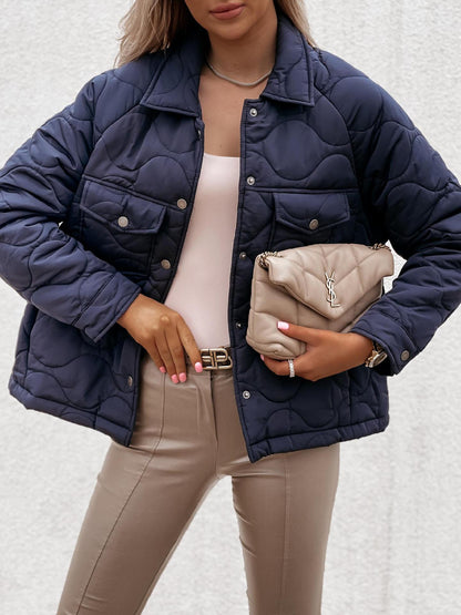 Damen Freizeitjacke Steppweste Modern Slim Fit