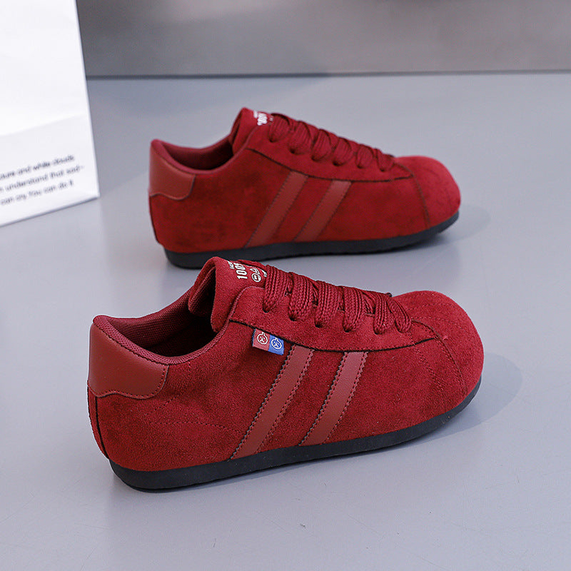 Damen Sneaker Lässig Weich Bequem Rutschfest