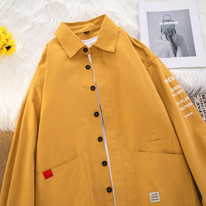 Herren Hemdjacke Lässig Modern mit Taschen - BerlinGlamour