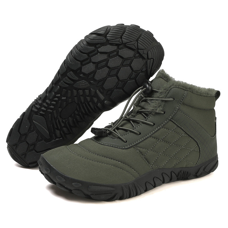 Damen Outdoor-Stiefel Warm Rutschfest Schnellschnürsystem Winter