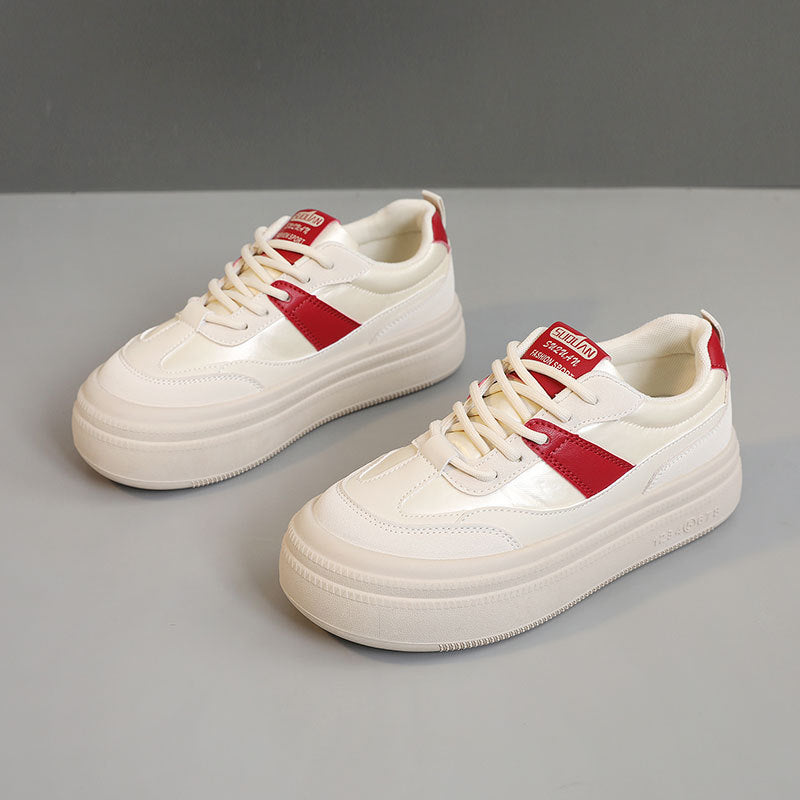 Damen Sneaker Plateau Bequem Sportlich Modisch