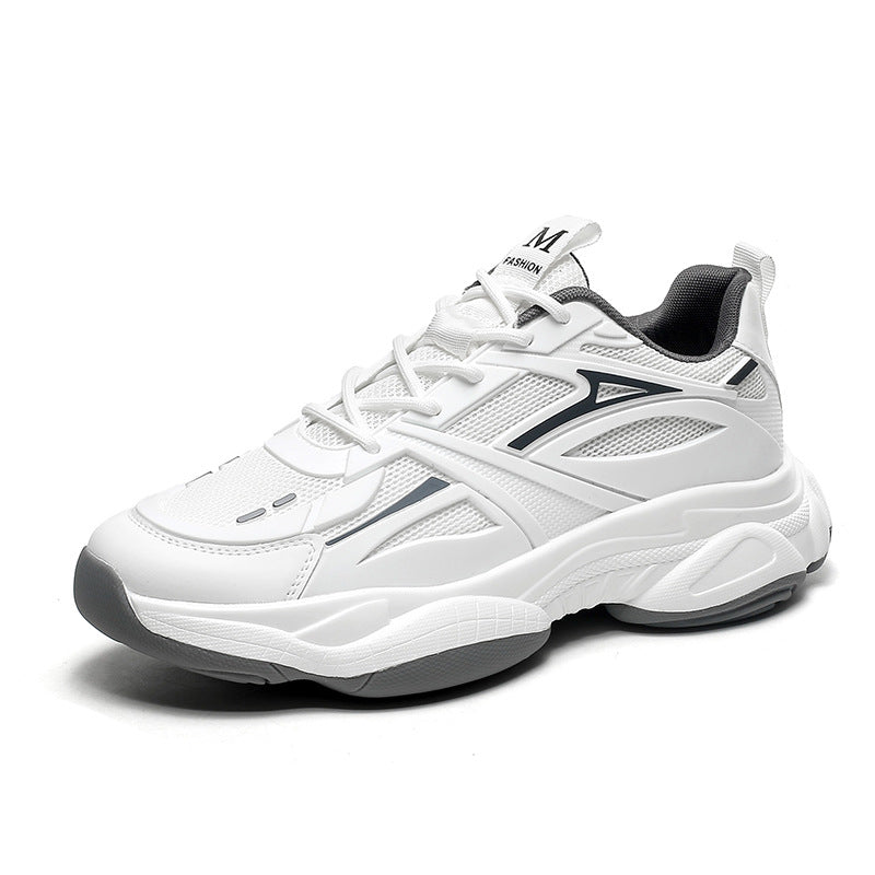 Damen Sneaker Sportlich atmungsaktiv Mesh Weiss