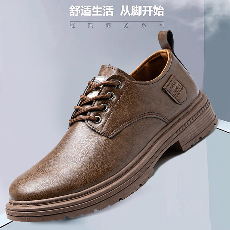 Damen Lederschuhe Elegantes Design Rutschfest Schwarze Schuhe - BerlinGlamour