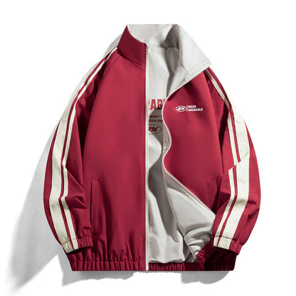 Herren Sportjacke Funktionell Mit Taschen Modern