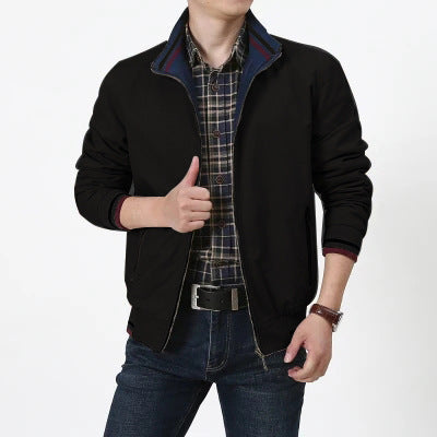 Herren Übergangsjacke Leicht Slim Fit Modern