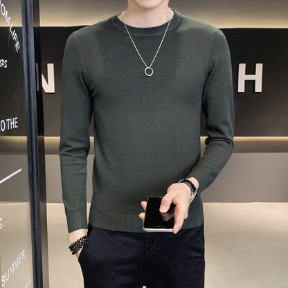 Herren Strickpullover Hochwertig Modern Schwarz