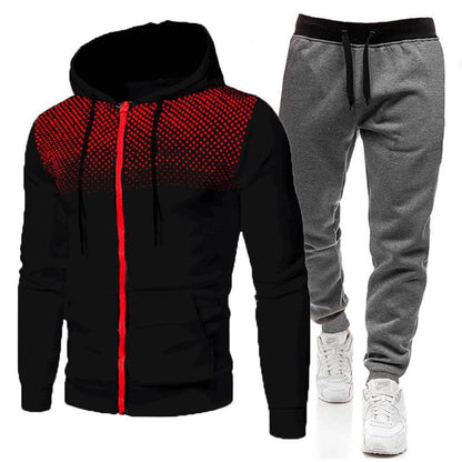 Trainingsanzug Herren Kapuze Sportlich Modern
