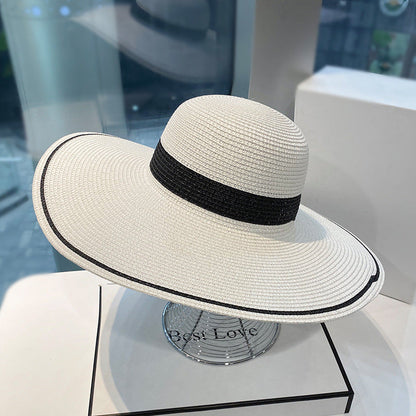 Eleganter SonnenhutVintage Strohhut Damen