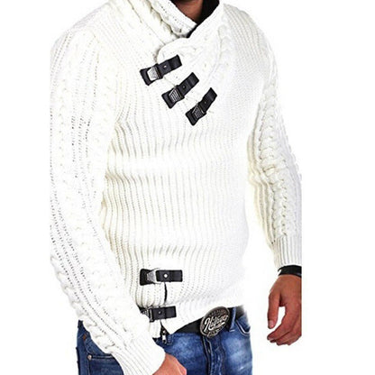 Herren Strickpullover Lässiger Kragen Modern