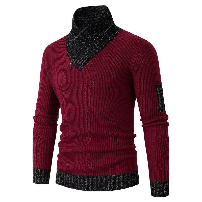Herren Strickpullover Modern Asymmetrisch Trendig