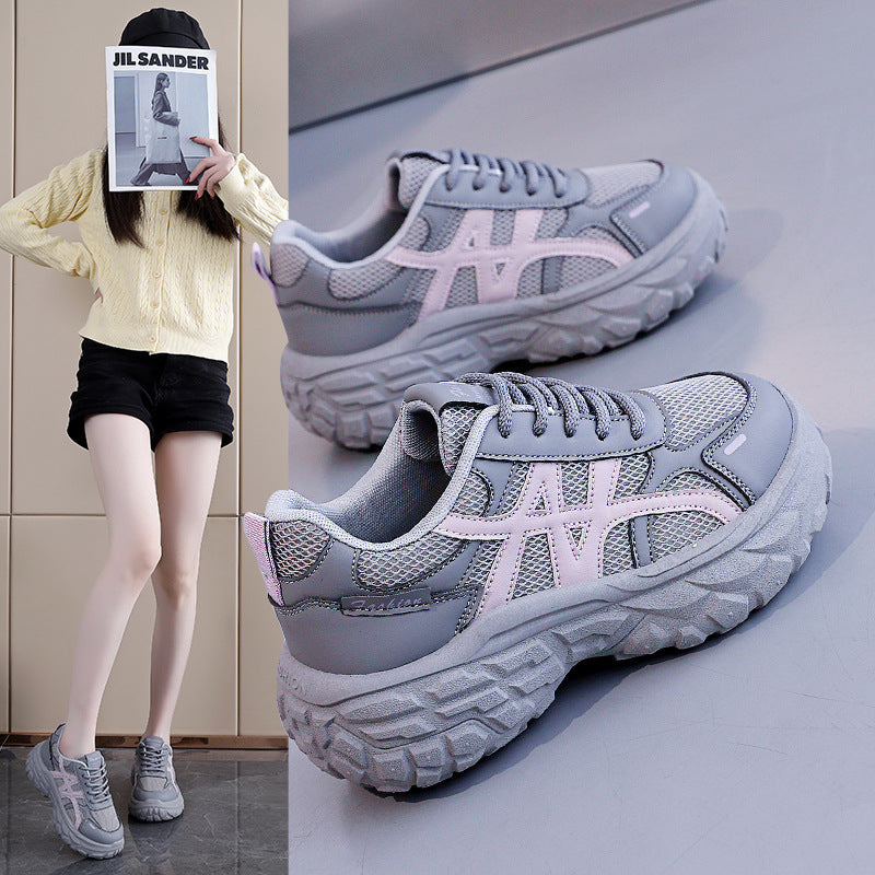 Damen Sneaker Chunky atmungsaktiv mit Stoßdämpfung - BerlinGlamour