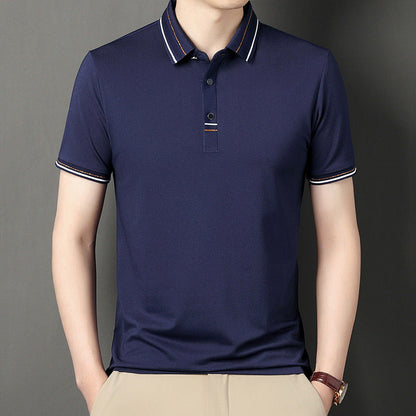 Herren Polohemd Modern Strukturiert Elegantes Design