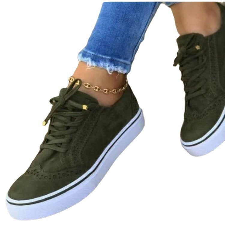 Damen Sneaker Bequem Broguedesign Modern