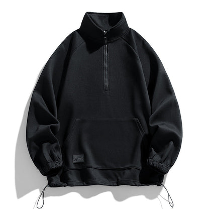 Herren Pullover Langarm Kurzreißverschluss Modern