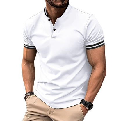 Herren Poloshirt Komfort Kragen Modern Sportlich