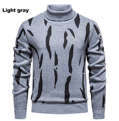 Herren Rollkragenpullover Modern Auffälliges Muster