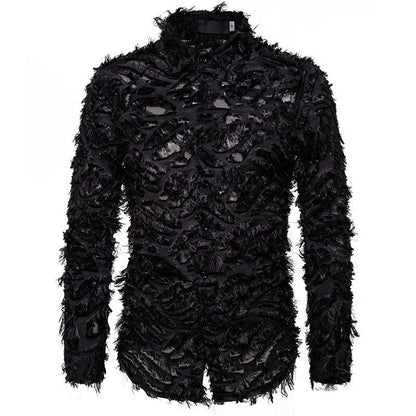 Herren Hemd Modern Strukturiert Elegant Berlin Style
