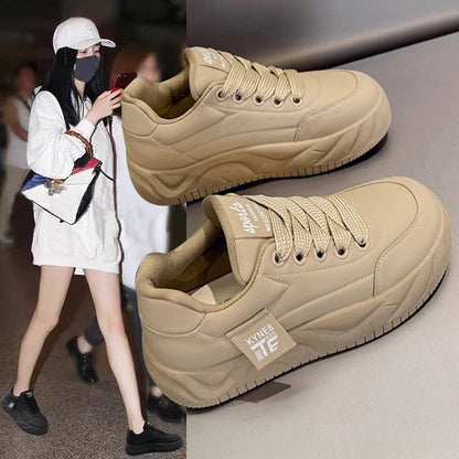 Damen Sneaker Bequem Dämpfungssohle Robust