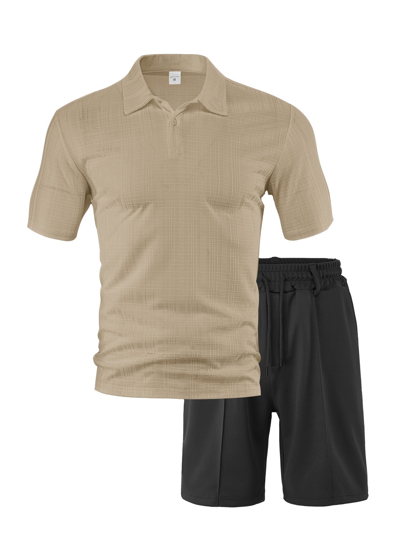 Herren Sportset Polo-Shirt und Shorts atmungsaktiv Modern