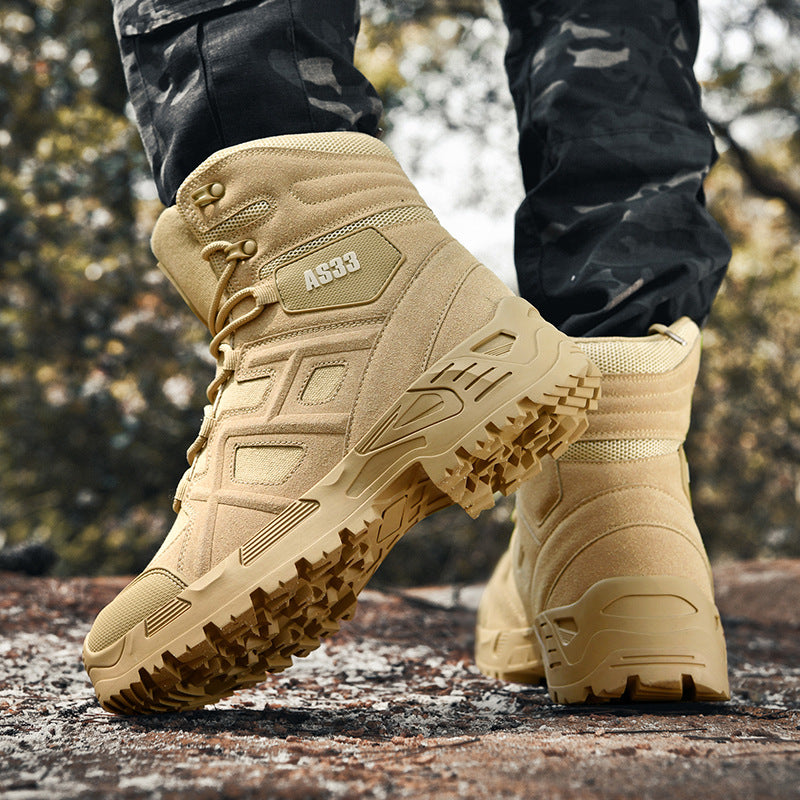 Herren Tactical Stiefel Strapazierfähig Rutschfest