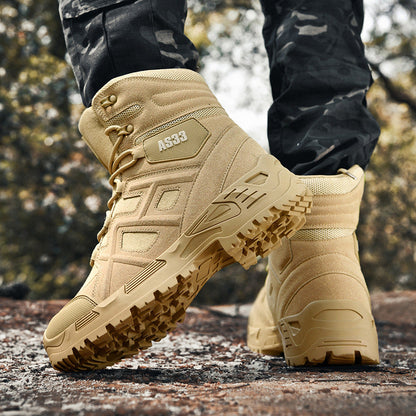 Herren Tactical Stiefel Strapazierfähig Rutschfest