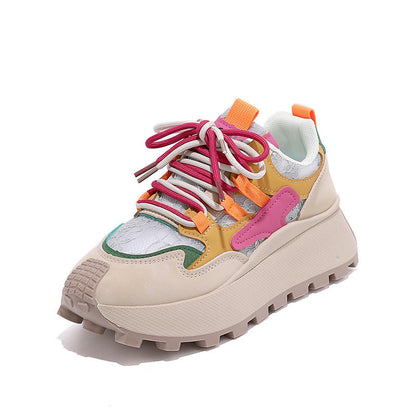 Damen Sneaker Trendy Ergonomisch mit Weichem Innenfutter