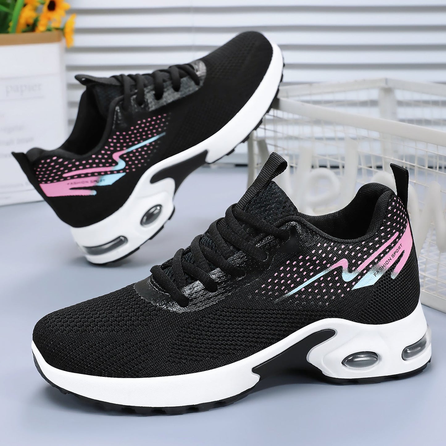 Damen Laufschuhe Atmungsaktiv bequem mit Dämpfung