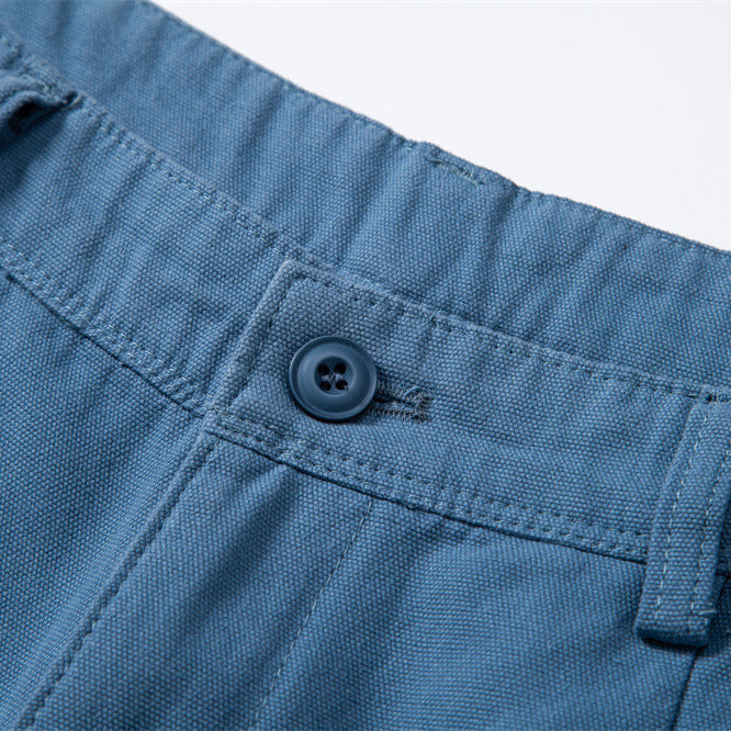 Herren Cargo-Shorts Bequem Taschenreich Freizeit-Shorts