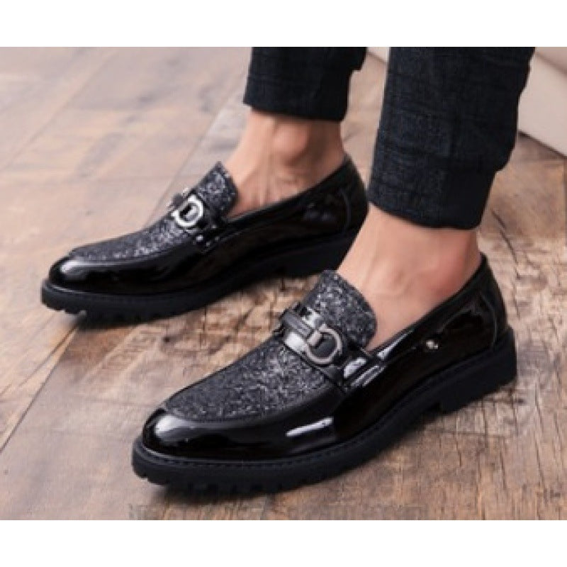Damen Mokassins Glitzernde Schuhe Elegant Modern