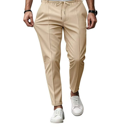 Herren Freizeithose Elegant Elastisch Mit Taschen