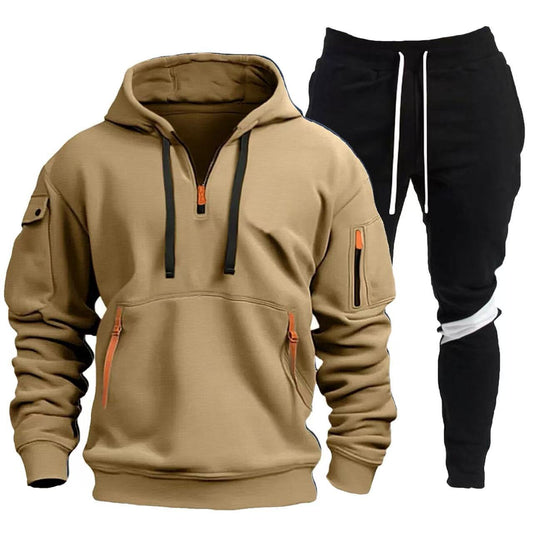 Herren Sportbekleidung Hoodie Jogginghose Komplettsatz - BerlinGlamour