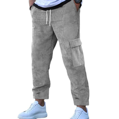 Bequeme Herren Cargo-Hose Elastischer Bund Stretch
