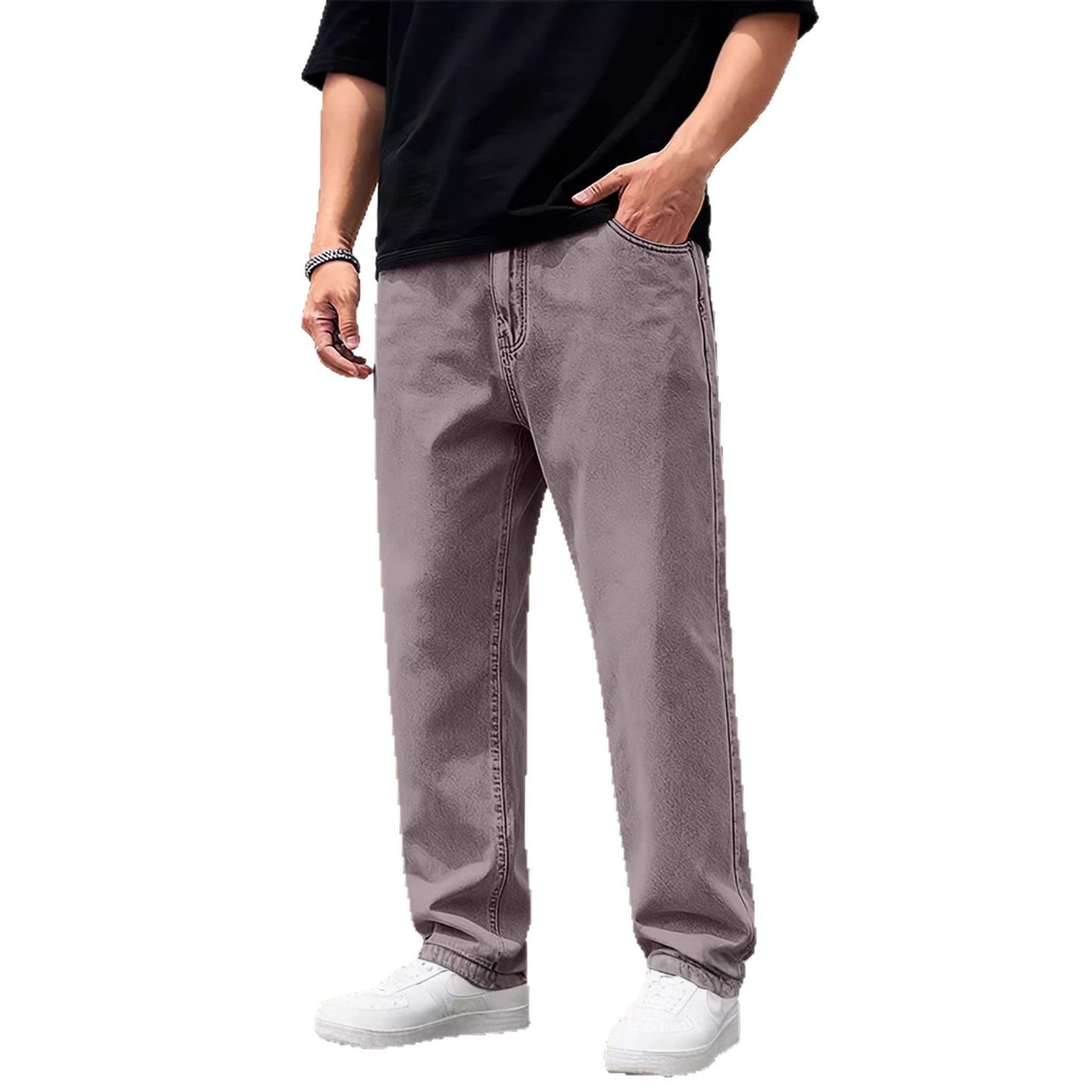 Herren Jeans Weite Bein mit vielen Taschen