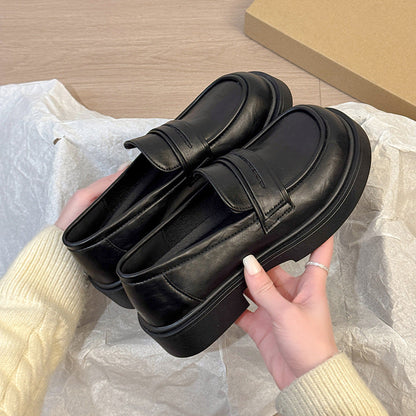 Damen Loafers Lederschuhe Elegant Komfortabel